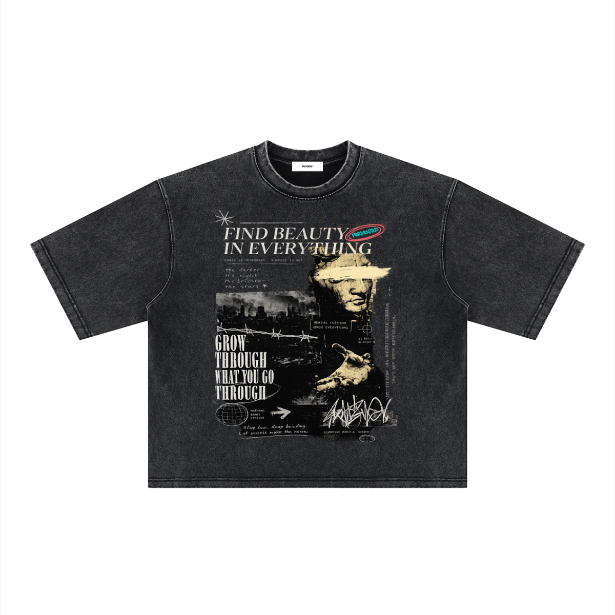 Find buety in everything boxy T-SHIRTS