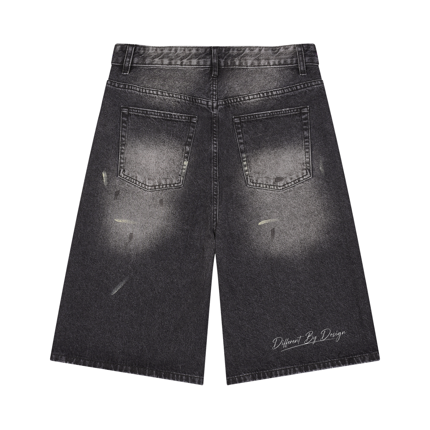 Prevented Different by design Vintage Wash Wide Leg Denim Shorts