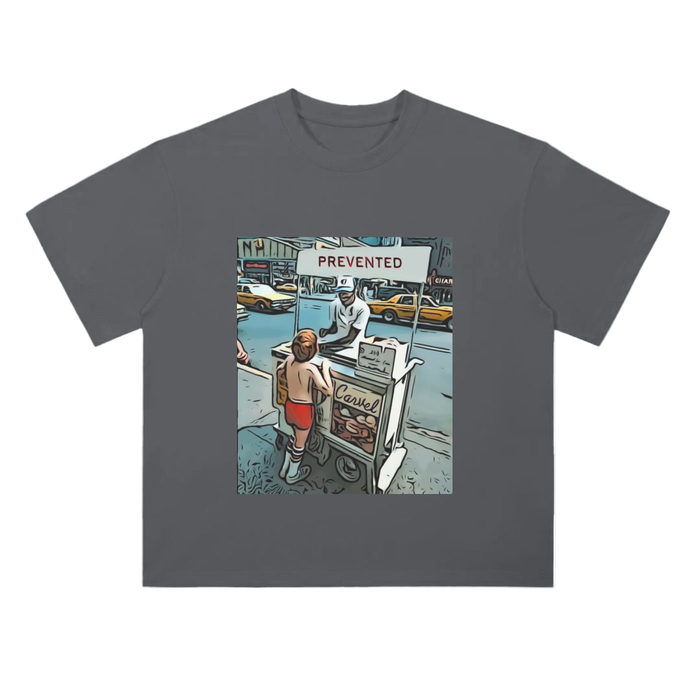 Grey Urban New York Streetwear Shirt