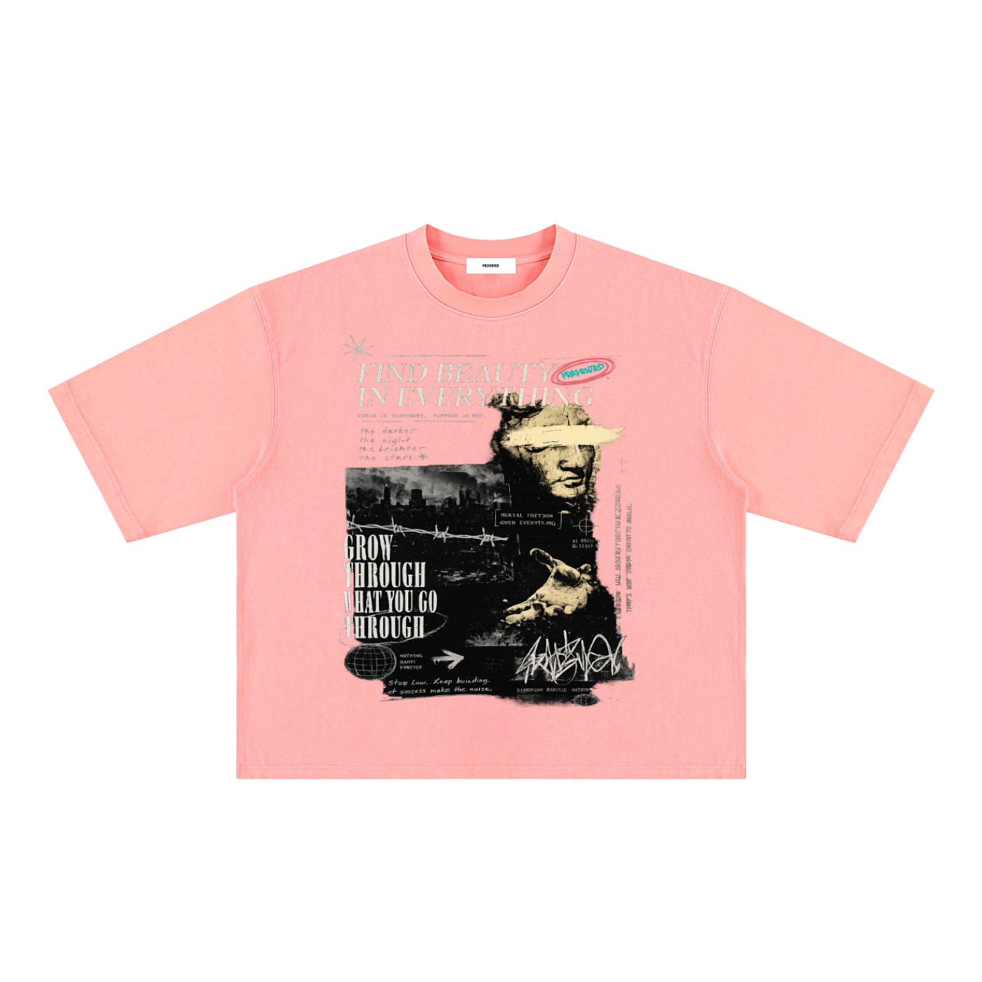 Find buety in everything boxy T-SHIRTS