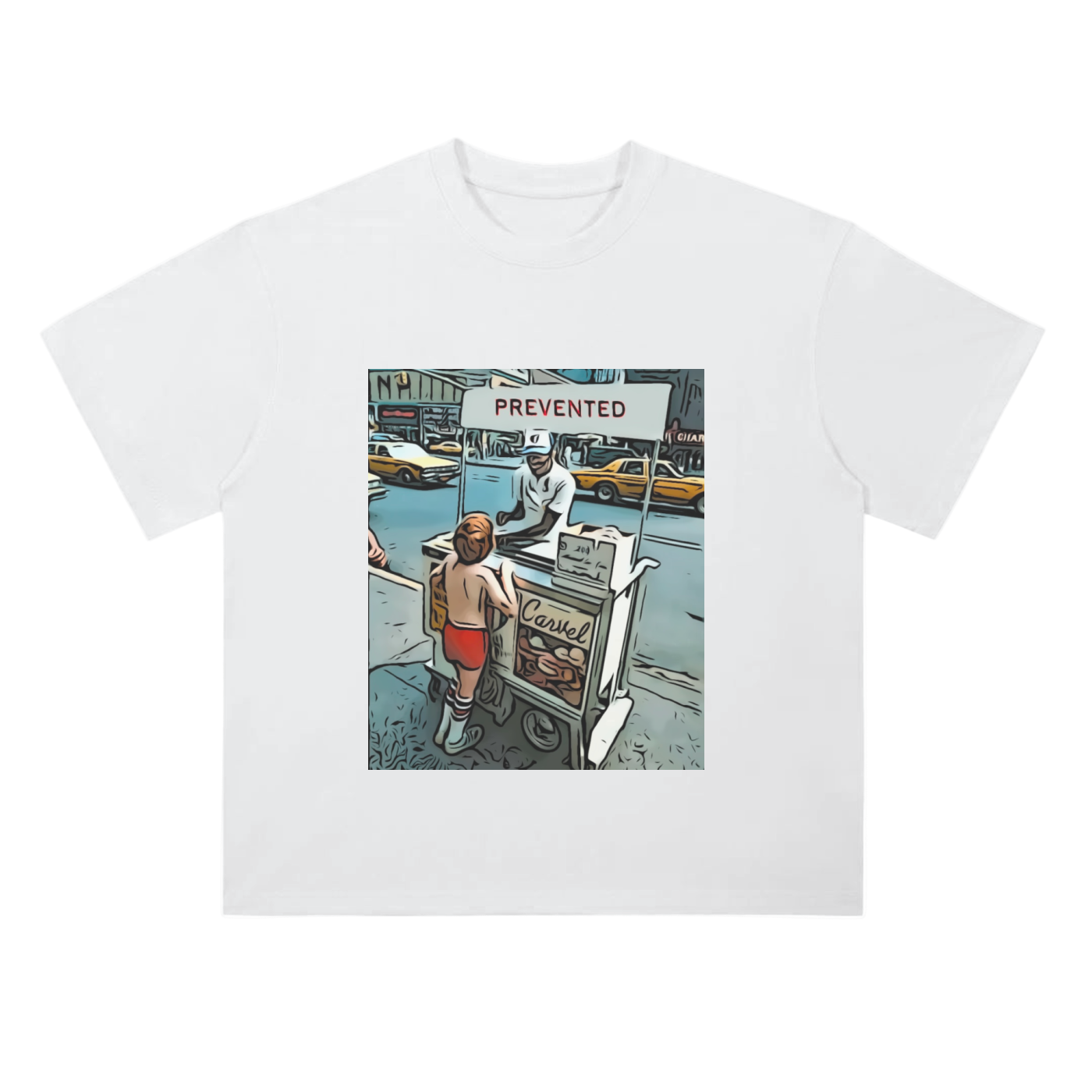 White Urban New York Streetwear Shirt