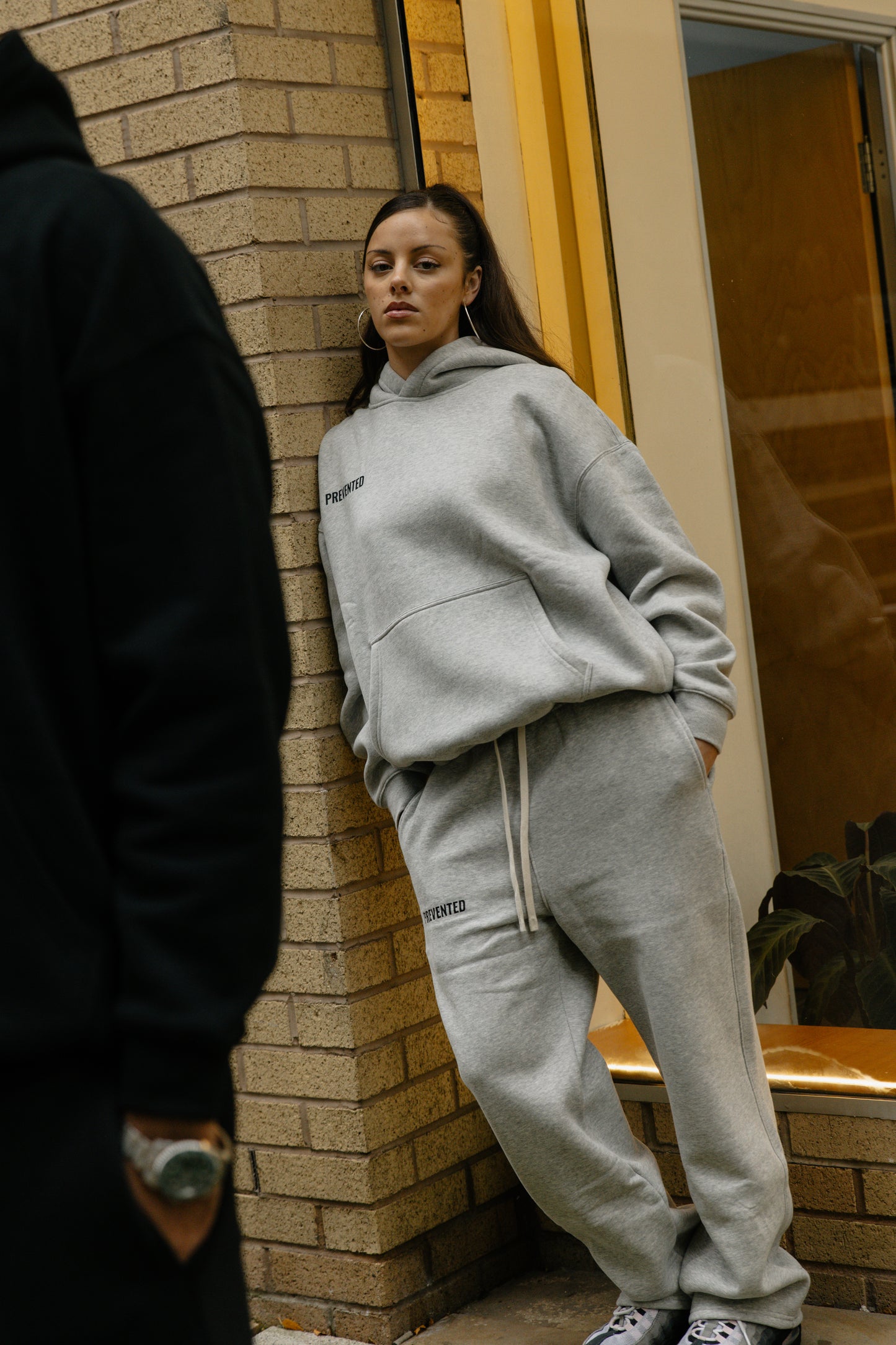Grey Heavyweight Hoodie – Minimalist Unisex Fit | PREVENTED®