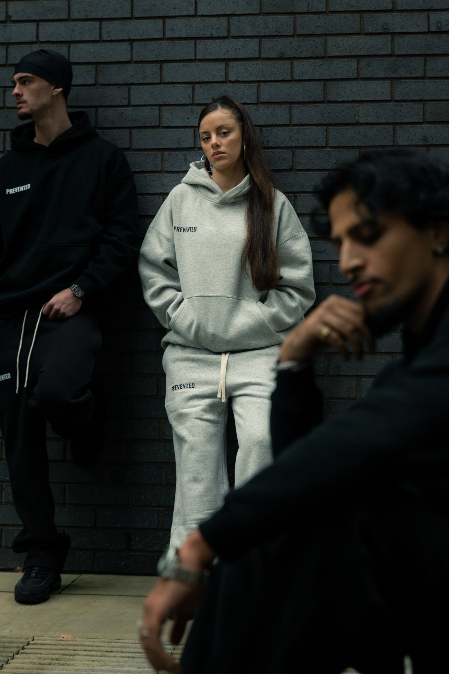 Grey Heavyweight Hoodie – Minimalist Unisex Fit | PREVENTED®