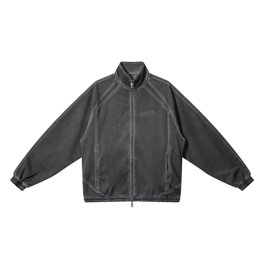 Vintage Wash Full Zip Mesh New Prevented logo Jacket