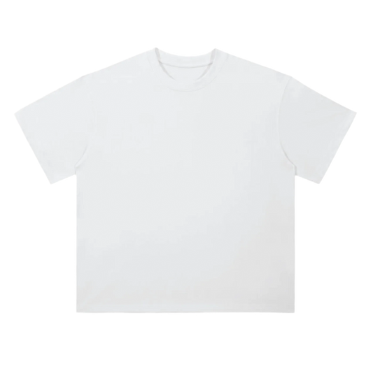 White Oversized T-Shirt – “Flight Mode” Edition | PREVENTED®