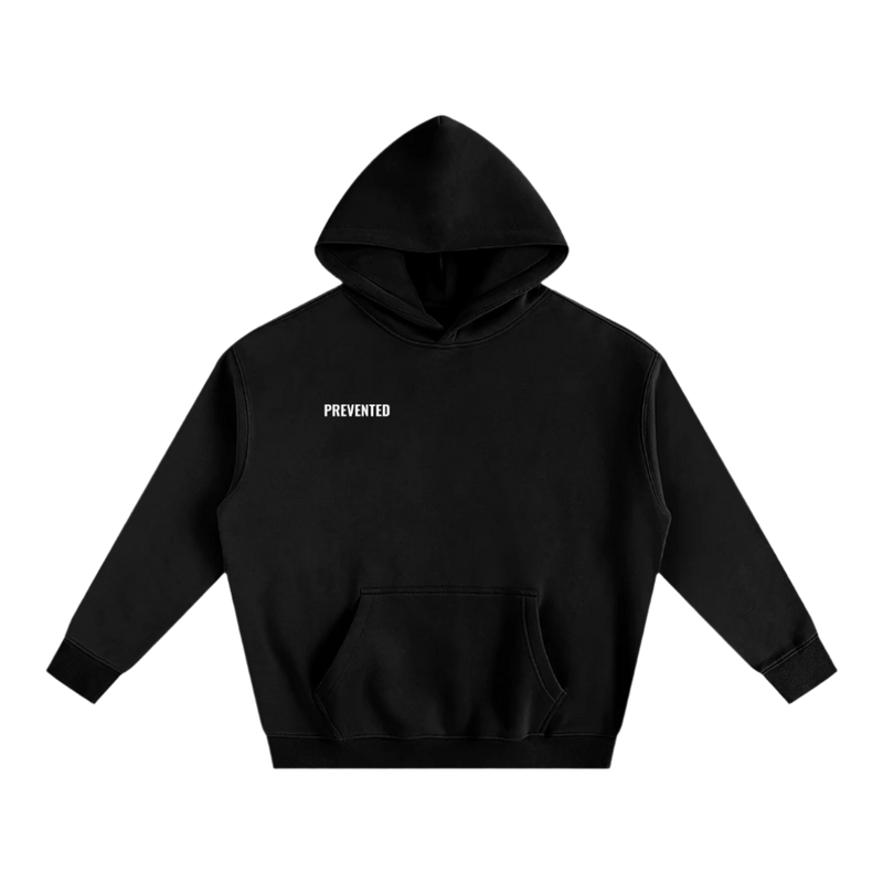 Black Hoodie from PREVENTED® Minimal Streetwear